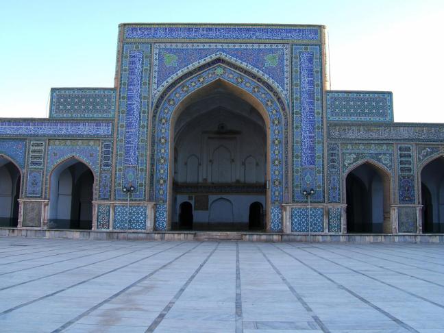 front-view-of-the-herat-friday-mosque-in-afghanistan